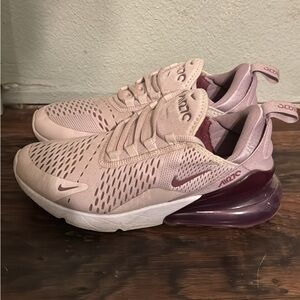 Nike Pink Athletic Shoes with Air Max Cushioning